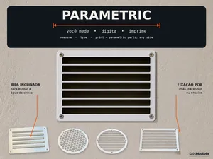 Grade/Tampa de Ventilação | Vent Grille Any Size