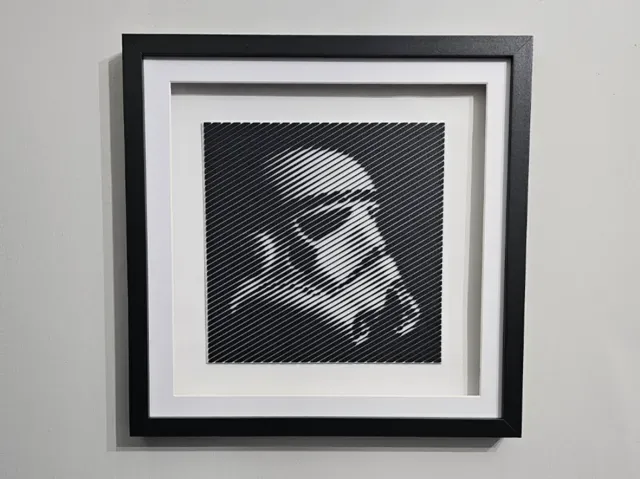 Stormtrooper Halftone Wall Art by Ikonic3D