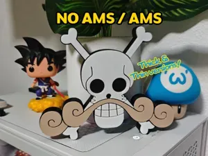 One Piece Gol D. Roger Jolly Roger (NO AMS/AMS)