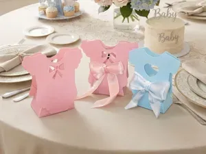 Adorable Boy and Girl Baby Shower Favor Boxes