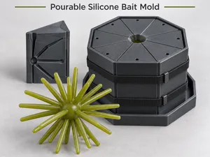 SpikeCast 360 – Silicone Fishing Bait Mold