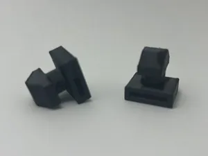 Velcro cable tie holder for aluminum profile