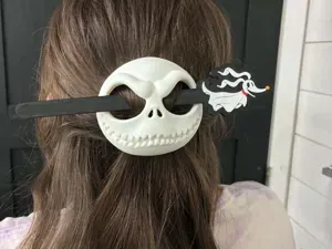 Jack Skellington Hair Pin
