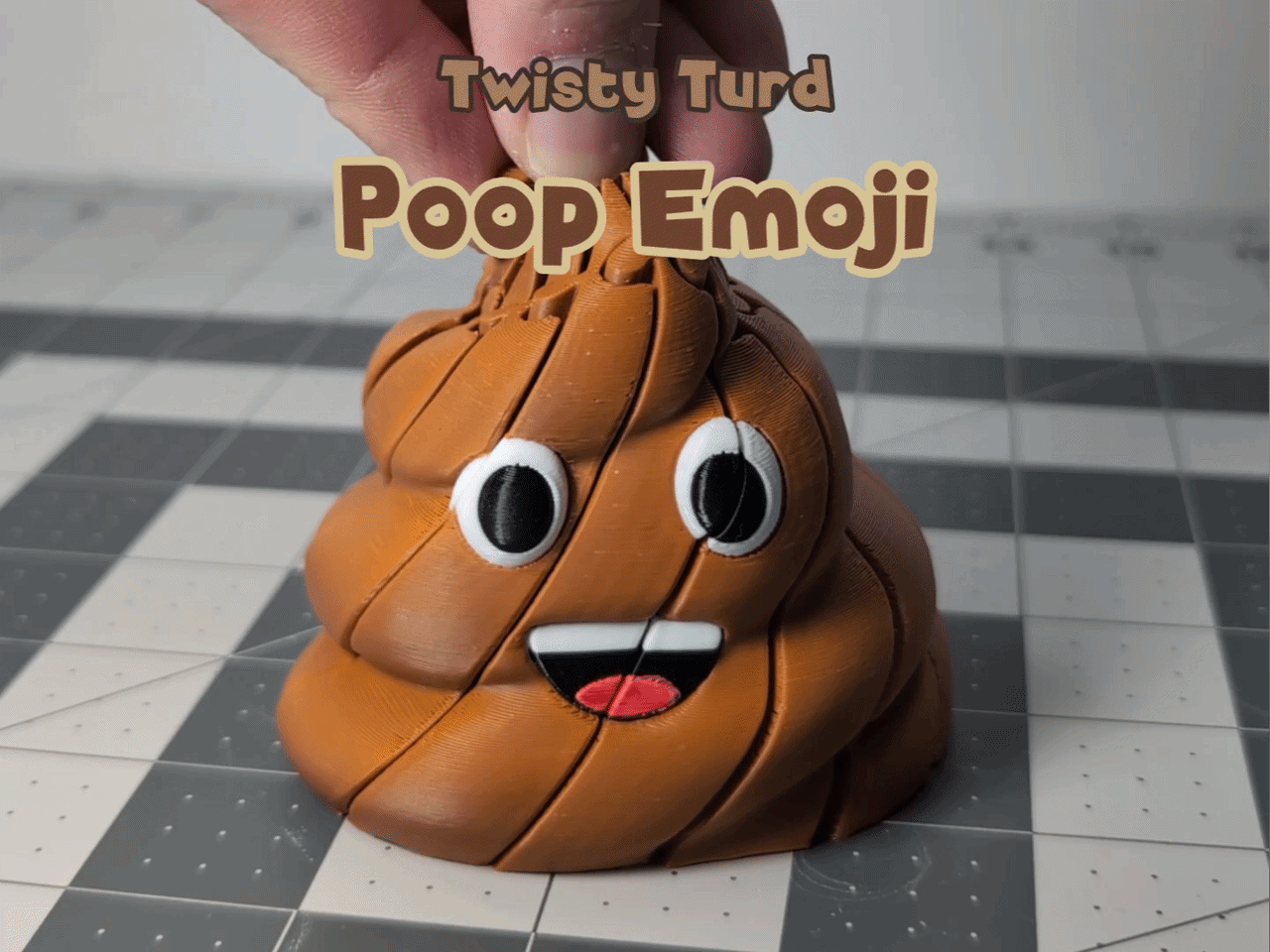 Twisty Turd - Poop Emoji