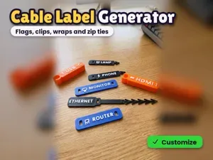 Cable Labels - Flags, Clips, Wraps, Zip Ties