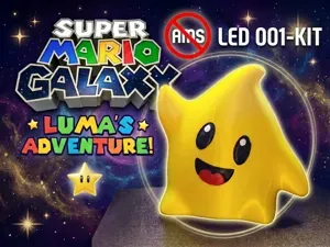 Luma Star - Super Mario Galaxy 3D Print LED 001Kit
