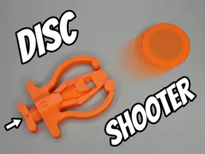 Disc Shooter - with Performance - Print-in-Place Design