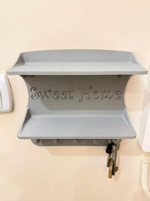 Wall Mounted Key & Accessories Shelf — Фото 3 из 9