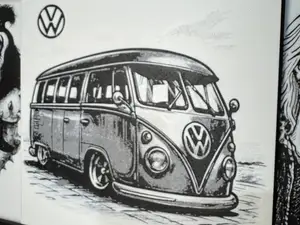 Hue Forge Karikatur VW Bulli T1