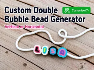 Custom Double Bubble Bead Generator