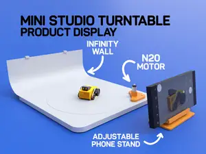 MINI STUDIO TURNTABLE PRODUCT DISPLAY