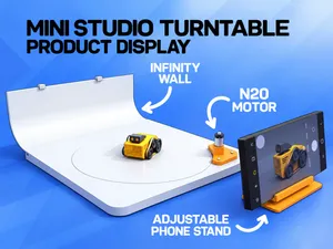 MINI STUDIO TURNTABLE PRODUCT DISPLAY