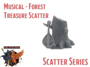 DnD TTRPG Music Forest Treasure Scatter Miniature