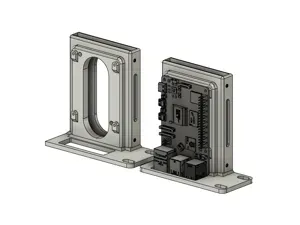 Rack mount for 1 Raspberry Pi + 1 2.5 SSD