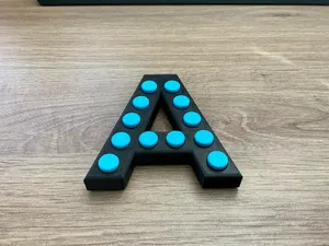 Letters Bubble Popping Fidget Toy