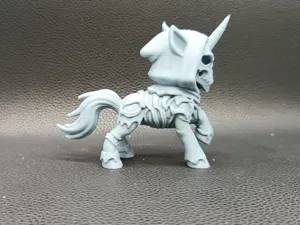 Chibi Shadow Grim Reaper Pony - MLP Toy - Hasbro