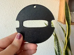 Hair Tie Holder Keychain Blank