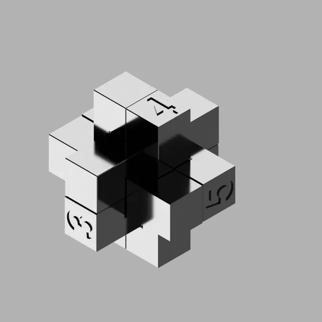 Burr 3D Cross Puzzle – Free 3D Printable Model — Фото 2 из 12