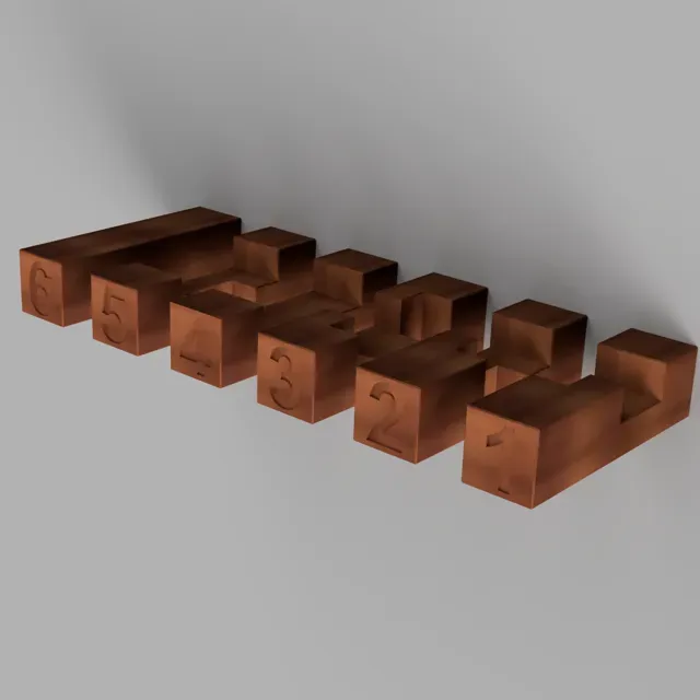 Burr 3D Cross Puzzle – Free 3D Printable Model — Фото 5 из 12