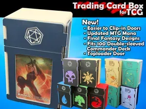 Trading Card Box for TCG (with Card & Dice Trays)