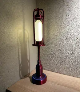 Steampunk style modern lamp