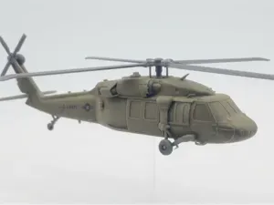 UH-60 Black Hawk Military Helicopter Model