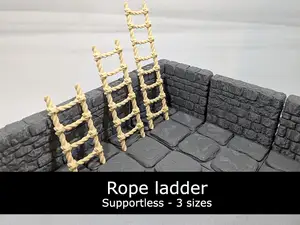 Rope ladder - supportless DND scatter terrain