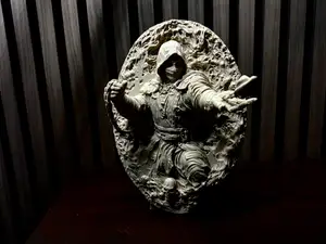 Mortal Kombat - Scorpion Relief Art Sculpture !