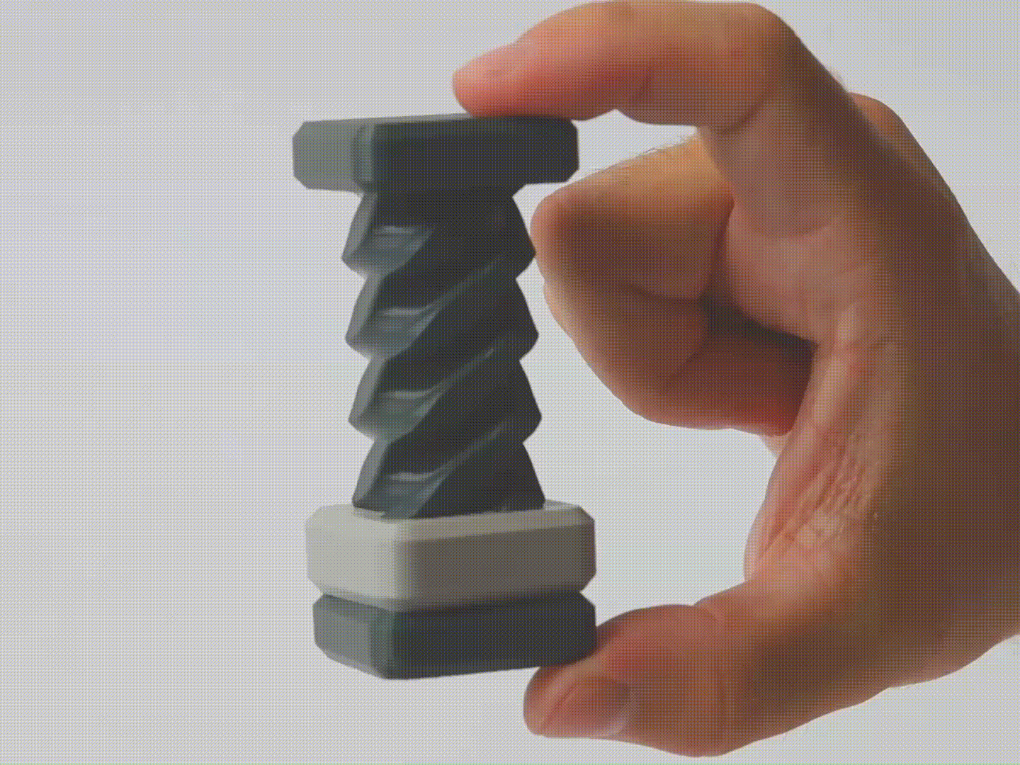 Square Screw And Nut - Two Heads