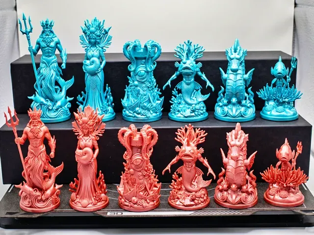 Ocean Kingdom Chess Set – Underwater Fantasy Piece — Фото 2 из 6