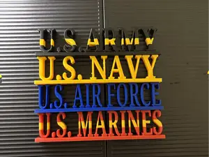 US Military Branch Desk plate 