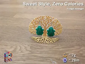 Sweet Style, Zero Calories – Frog Earrings