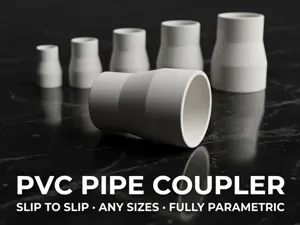 Pipe Coupler - Female Slip to Female Slip Reducing