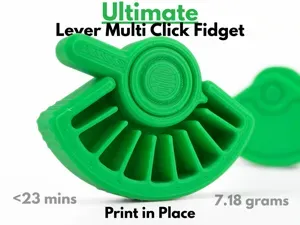 Ultimate Lever Multi Click Fidget (Print in Place)
