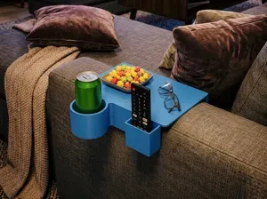 Sofa Armrest Cup & Remote Tray