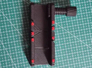Miter cutting guide (45°, 90°, 60°) for 20x20 mm
