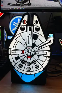 Millenium Falcon light box