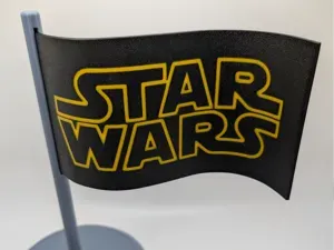 Star Wars Logo Flag / Plate