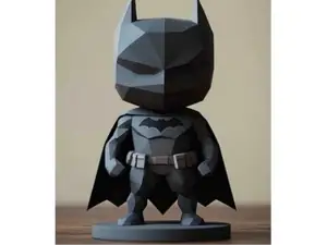 Batman LowPoly Dark Knight Mini Figure STL
