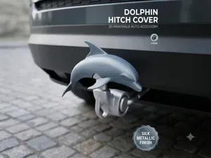Dolphin Trailer Tow Hitch Cover