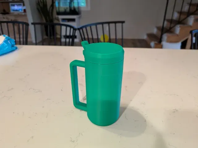 16 oz Can Koozie with Handle and Lid — Image 5 of 10