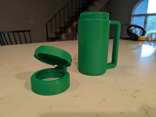 16 oz Can Koozie with Handle and Lid — Image 10 of 10