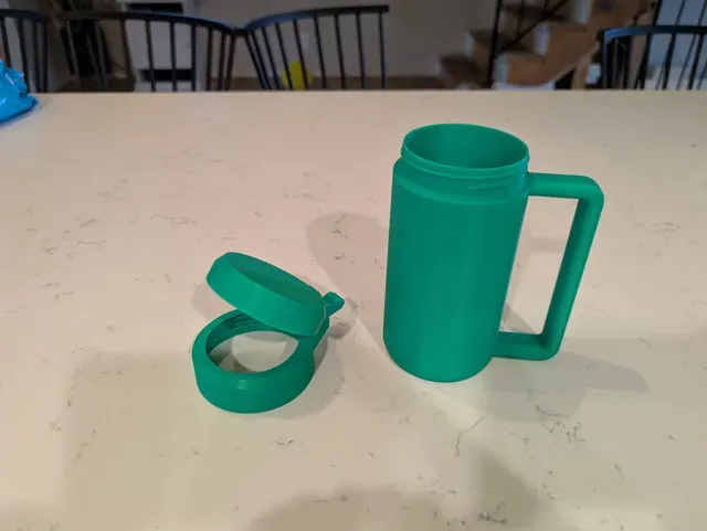 16 oz Can Koozie with Handle and Lid — Image 9 of 10