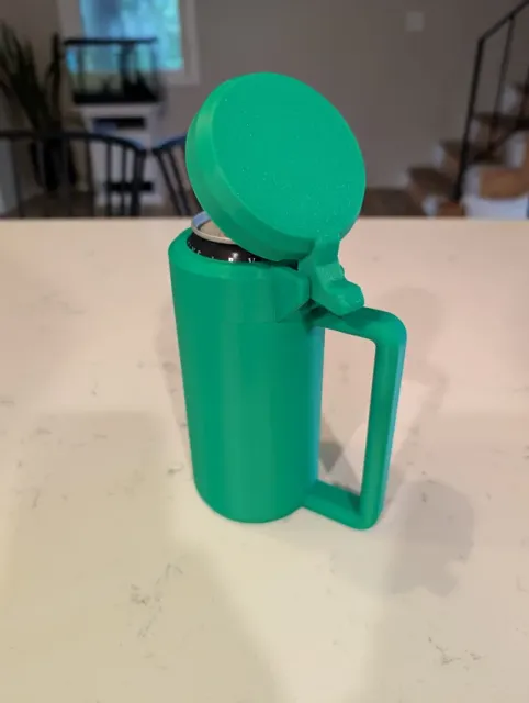 16 oz Can Koozie with Handle and Lid — Image 7 of 10