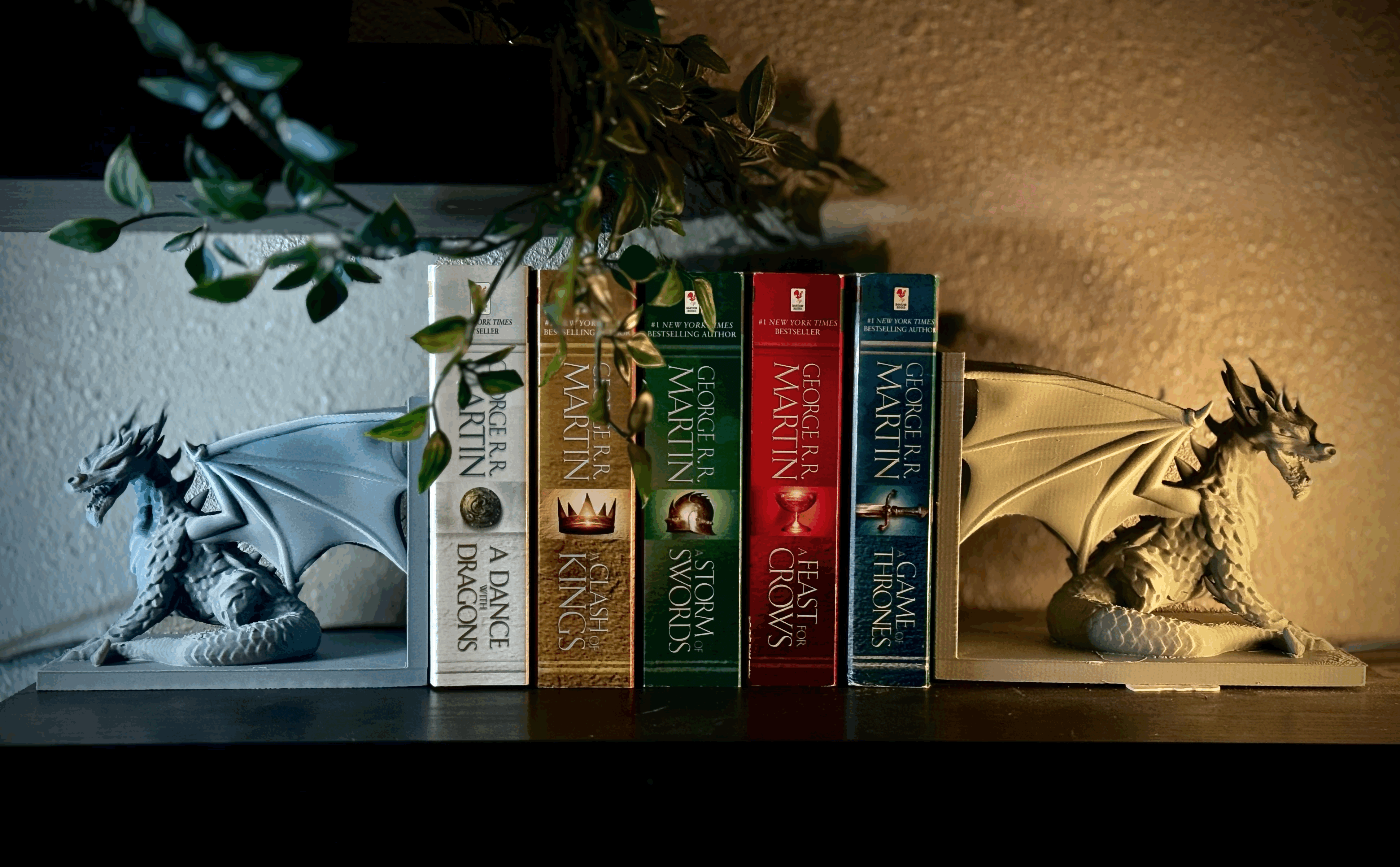 Dragon bookends
