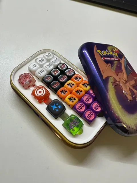 Pokémon Mini Tin Insert for 4 Sets of ETB Dice — Фото 2 из 3