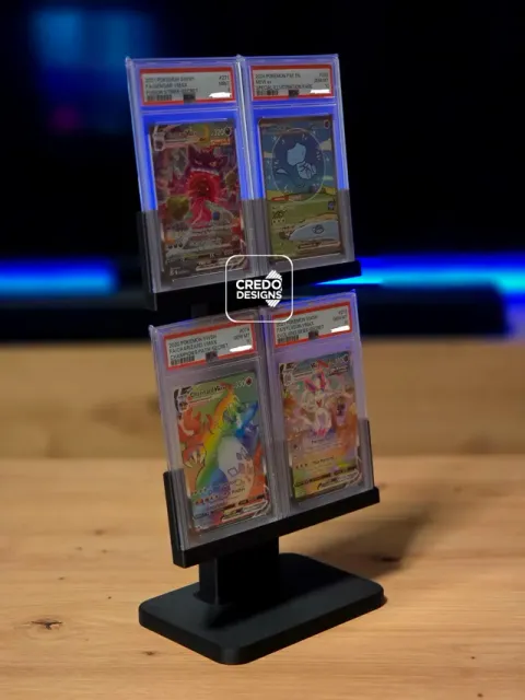 2x2 Pokémon PSA Graded Slab Modern Display Stand — Image 4 of 4