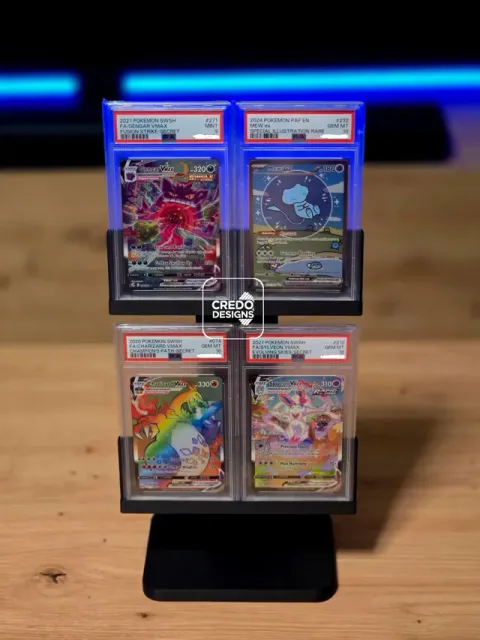 2x2 Pokémon PSA Graded Slab Modern Display Stand — Image 3 of 4