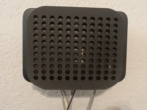 Minimalist Hex Router Wall Mount