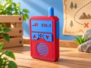 Kids Pretend Play Walkie Talkie 3D Printed Toy